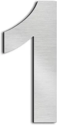 Produktbild von Hausnummern aus Edelstahl - Einfache Installation, 8 Zoll (20,5 cm)