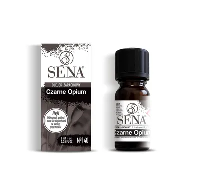 Zdjęcie produktu dla Olejek zapachowy SENA #40 Czarne Opium BLACK Perfumy 8 ml NATURALNE ZAPACHY