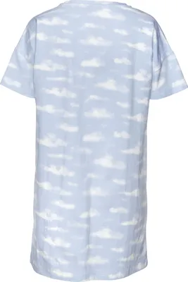 Produktbild von Vivance Dreams Sleepshirt hellblau-weiß-gemustert Größe 32/34