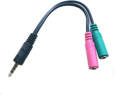 Obrázek produktu pro Microconnect AUDALS015, 3.5mm, Samec, 2 x 2,5 mm, Samice, 0,2 m, Černá