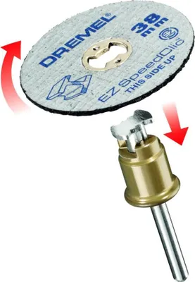Obrázok produktu pre Dremel SC406, Rezací disk, Kov, 35000 ot/min, 3,8 cm, 2 kusov