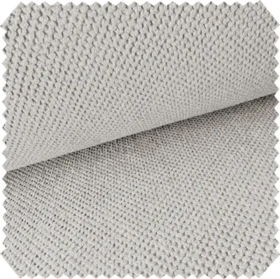 Produktbild von novely® CURTIS - Schwer Entzündbarer Möbelstoff - Wasserabweisender Polsterstoff mit Wabenstruktur - Pflegeleicht Meterware 1lfm - Farbe: 80 Hellgrau