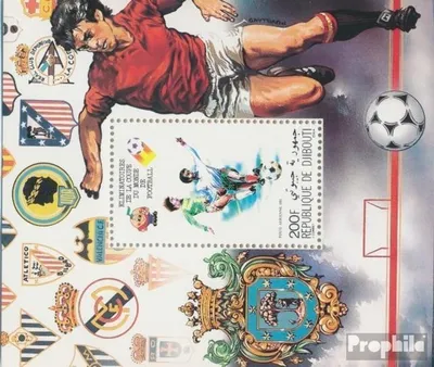 Produktbild von Briefmarken Dschibuti 1981 Mi Block31A (kompl.Ausg.) postfrisch Qualifikationsspiele Fußball-WM