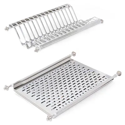 Produktbild von Emuca Geschirrabtropfer für Hochschränke, Modul 450mm, Edelstahl