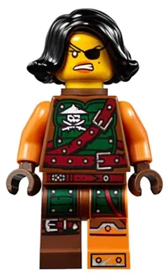 Image de LEGO Minifigurine Cyren - Ensemble avec ceinture et fourreau – Ninjago (njo0211) – Neuf