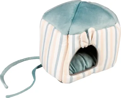 Zdjęcie produktu dla Duvo+ Dom-schronienie dla gryzoni Striped, pluszowy, rozmiar: S
