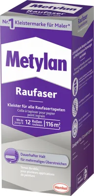 Produktbild von Metylan Raufaser Tapetenkleister 720g - Starker langlebiger Kleister für