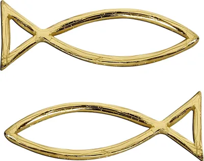 Produktbild von KNORR PRANDELL 218306025 Wachsfisch 40 x 13 mm goldfarben