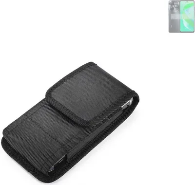 Produktbild von Holster Gürteltasche kompatibel mit Infinix Smart 8 Pro Holster Gürtel Tasche wasserabweisend Handy Hülle Schutz Hülle Outdoor schwarz K-S-Trade
