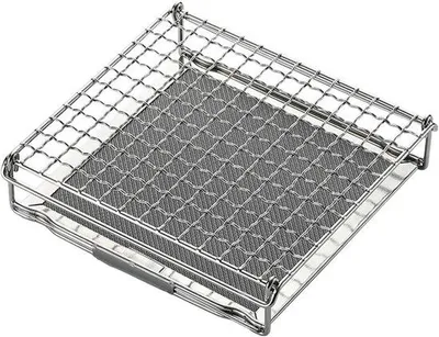 Produktbild von Barbecue-Set mit RVS-Verwarmungsunterstützung für Kochplatte und Innenbarbecue