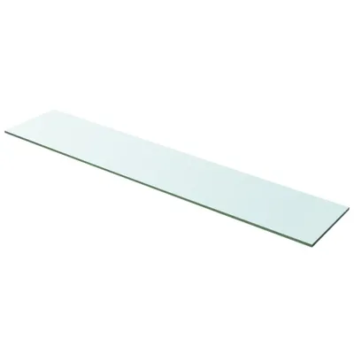 Zdjęcie produktu dla vidaXL Półki 2 szt. szkło przezroczyste 100x20 cm