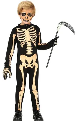 Obrázek produktu pro Strašidelný kostým svítící kostlivec Halloween 2026