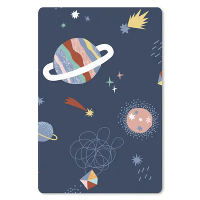 Produktbild von MuchoWow® Mauspad Mousepad Weltraum - Kinder - Sterne 18x27 cm - Mousepads - Maus Mat - Pad - Mausunterlage