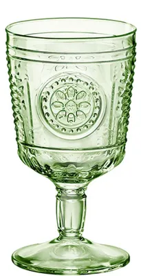 Immagine prodotto di Bicchiere da vino color verde pastello romantico, capacità 32 cl - confezione da 24 pezzi