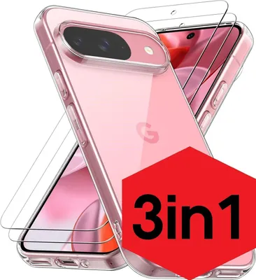 Produktbild von Handy Hülle für Google Pixel 10 Silikon Case + 2x 9H Schutzglas Hartglas
