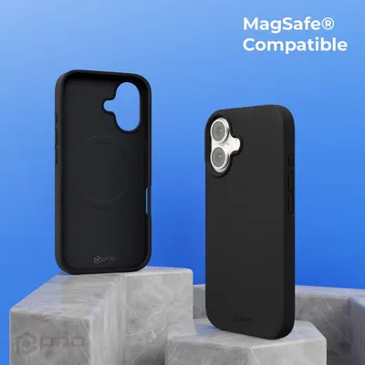 Produktbild von prio Liquid Silikon Hülle mit MagSafe für Samsung Galaxy S26 – Schwarz | Case, Cover, Gehäuse