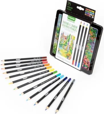 Image de Crayola - Mélange et crayons Signature (24x)