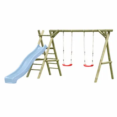 Produktbild von Classic Doppelschaukel - Schaukelgestell Typ 4.2 - Schaukel aus Holz