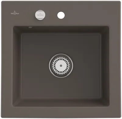 Produktbild von Villeroy & Boch Keramikspüle 331502TR, Subway 50 S Einbauspüle - inkl.