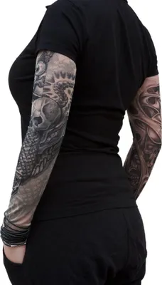 Produktbild von Oblique Unique Tattoo Ärmel Strümpfe Armstulpen Motiv - the third eye