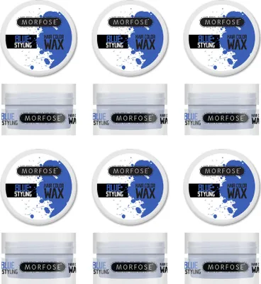 Produktbild von Ossion Temporäres Haarwachs Blau zum Formen und Färben, für alle Haartypen, 6x100 ml