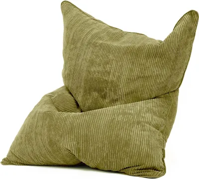 Produktbild von Green Bean® XXL Riesensitzsack "Square" aus Cordstoff 370 Liter mit EPS Perlen Füllung - kuschelig, weich, robust & waschbar - Grün