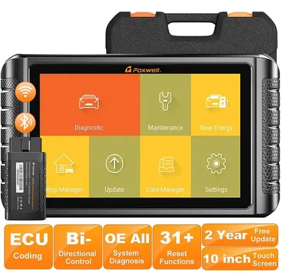 Zdjęcie produktu dla Uniwersalny skaner OBD2 i narzędzie diagnostyczne – 17,78-calowy ekran dotykowy z ponad 28 funkcjami resetowania