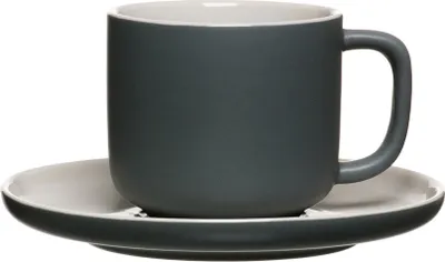 Produktbild von Ritzenhoff & Breker JASPER Kaffeetasse mit Untertasse 240 ml grau