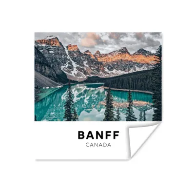 Produktbild von MuchoWow® Poster Kanada - Natur - Berge 75x75 cm - Wand Dekoration