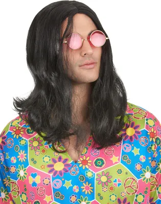 Immagine prodotto di Parrucca HIPPIE nera GECK 6495S