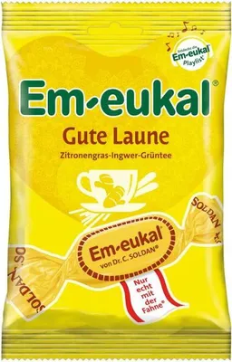 Produktbild von Em-eukal Gute Laune Zitronengras-Ingwer-Grüntee 90g