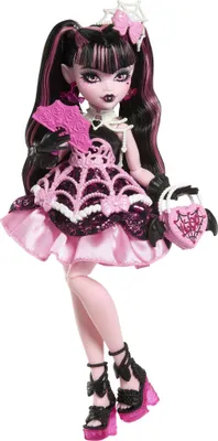 Produktbild von Monster High Scary Sweet Birthday 1600 Draculaura Puppe mit Party-Zubehör