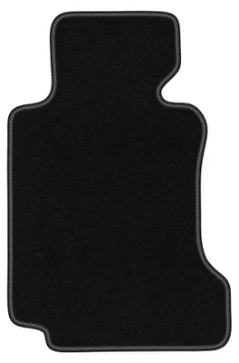 Obrázek produktu pro Velurový kobereček řidiče pro: BMW 7 E38 1994-2001 (sedan) – 1 ks, černý, na míru – Wielganizator BASIC
