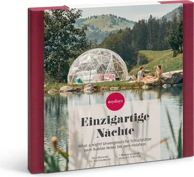 Produktbild von mydays Geschenkbox Einzigartige Nächte; Erlebnis verschenken oder selbst erleben; Gutschein für 2 Person(en)