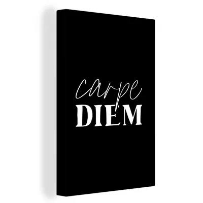 Produktbild von OneMillionCanvasses® Malba na plátně Nástěnná malba na plátně - Carpe diem Přísloví - Citáty - Využij dne - 40x60cm