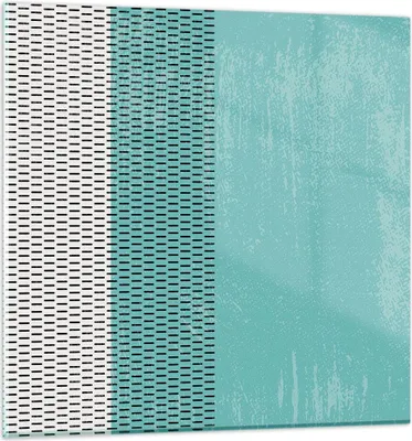Produktbild von Bilder auf glas - Einteilig - Abstraktion Modern Striche - 30x30cm - Glasbilder - Wandbilder - Bilder - zum Aufhängen bereit - Wanddekoration aus Glas - Glas Bilder - Wandbild auf Glas - GAC30x30-4639