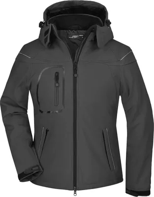 Produktbild von Modische Winter Softshelljacke black, Gr. S