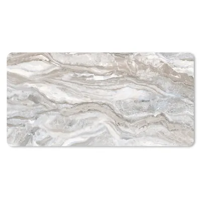 Produktbild von MuchoWow® Schreibtischunterlage Marmor - Textur - Grau 80x40 cm - XXL Mauspad - Gaming Mauspad
