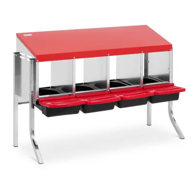 Produktbild von Expondo Wiesenfield Legenest - 4 Abteile - verzinkter Stahl - Standbeine