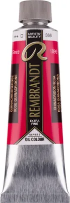 Zdjęcie produktu dla Tuba farby olejnej Rembrandt 150 ml Quinacridone Pink 366