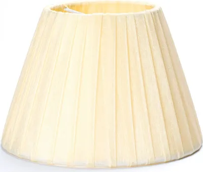 Produktbild von Stoff Aufsetz Schirm D: 140mm LAMPENSCHIRM Kronleuchter Leuchtenschirm Fuloon (creme)