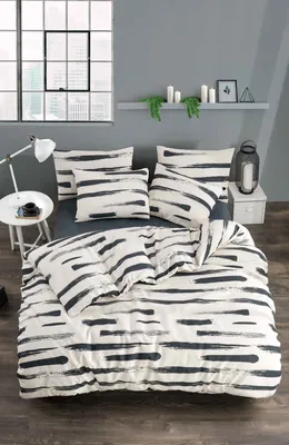 Produktbild von L'Essentiel Linge de Maison, Brush, King-Size-Bettbezug-Set (FR), Senf, 65 % BAUMWOLLE / 35 % POLYESTER, 240 x 220 cm