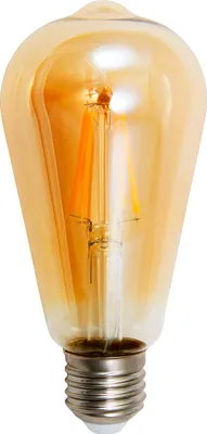 Produktbild von LED Filament Glühlampe McShine "Retro", E27, 4W, 420 lm, warmweiß, goldenes Glas