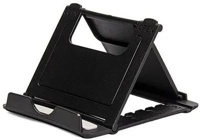 Immagine prodotto di Supporto universale, pieghevole e portatile per cellulare, regolabile, nero