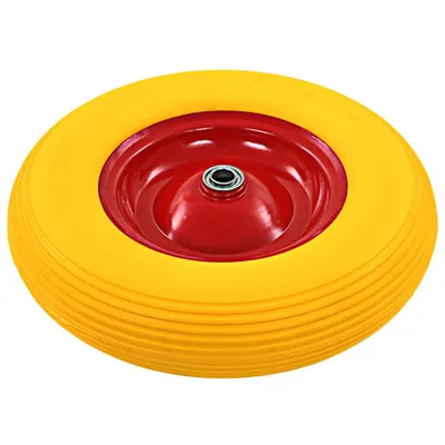 Immagine prodotto di vidaXL Ruota per carriola con asse SolidPoliuretano4,00 - 8 390 mm