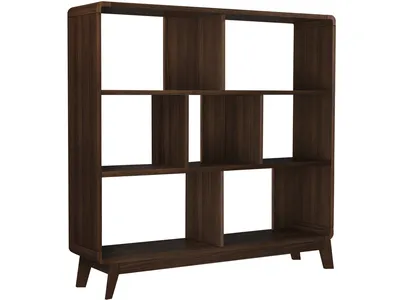 Produktbild von Caitlin | Bücherregal in Nussbaum partiell