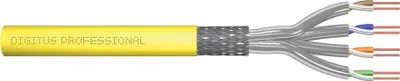 Produktbild von Digitus CAT 7A S/FTP Datenkabel - Verlegekabel, 1000 Meter, Simplex, B2ca, GHMT PVP , 1000 m, Cat7a, S/FTP (S-STP), Gelb