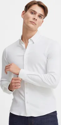 Produktbild von Casual Friday CFArthur Herren Hemd Langarmhemd Herrenhemd mit Hemdkragen Knöpfen 3-Knopf-Manchette Stretch-Anteil Baumwollmischung Slim fit