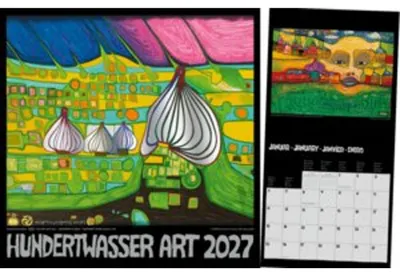 Produktbild von Hundertwasser Broschürenkalender Art 2027