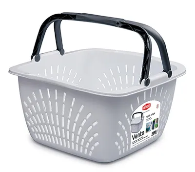 Image de panier VENTO 2 poignées 40x40x23cm PH couleurs mixtes, capacité de charge 15kg